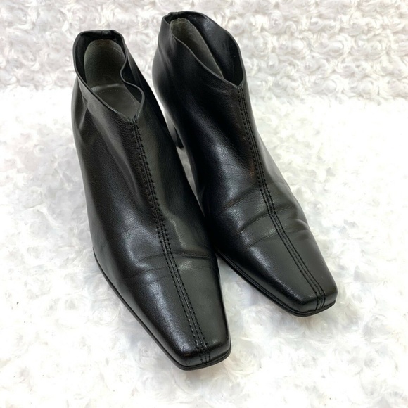 gabor black ankle boots